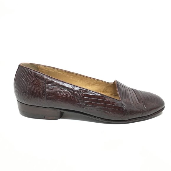 Bragano Cole Haan Loafers Shoes Size 8.5 Lizard main image 6